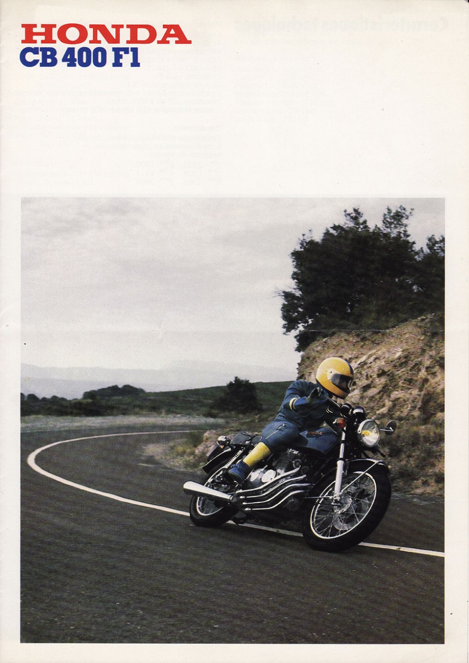 Honda CB400F1 French Brochure
